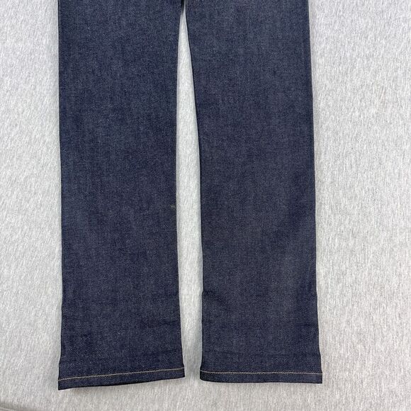 Uniqlo Selvedge Jeans Mens 29x34 Slim Straight Blue Kaihara Japanese Denim - Picture 7 of 16